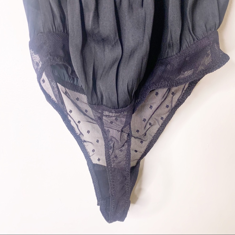 Free People Melrose Black Lace Backless Bodysuit - Picture 13 of 13